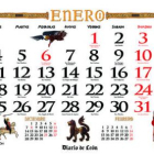 Los creadores y patrocinadores del calendario, con el grupo Gratia d-™amore, que bailó danzas mediev