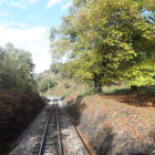 Parte del trayecto que recorría el tren desde Villablino a Ponferrada. NORBERTO