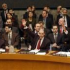 Siria, miembro permanente del Consejo se sumó a la resolución, aprobada por unanimidad a mano alzada