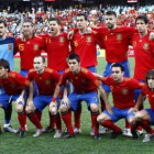 Casillas, Busquets, Iniesta, Xavi y Piqué, en el once ideal.