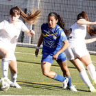 Las jugadoras leonesas tutearon al conjunto madrileño en un gran partido. MARCIANO PÉREZ