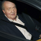 El rey Juan Carlos a su llegada al Sanatorio San José de Madrid.