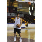 Rocchia, en uno de los últimos entrenamientos de León.