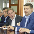 Antonio Carro, Javier Cepedano, Javier Vega, Julio Álvarez y José Manuel Alonso. RAMIRO