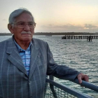 Paco Robles en 2017 en Southampton, el puerto al que llegó desde Santurce en 1937. GAITERO