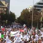 Manifestación en Madrid contra el giro del PP en la ley del aborto.