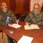 El coronel Muñoz y el teniente coronel Fernández presentaron los actos