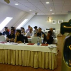 Un momento del acto de presentación en el Hotel Infantas de León