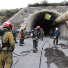 Formación de bomberos en las instalaciones de La Ribera. L. DE LA MATA
