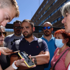 La alcaldesa de Aguilar pone el manos libres para que el comité de Siro hable con Mañueco. NACHO GALLEGO