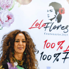 Rosario, en la presentación de la conmemoración del centenario de Lola Flores. SERGIO PÉREZ