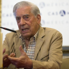 Vargas Llosa, en la presentación de su último libro