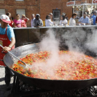 En total se cocinaron más de 4.000 kilos de pimientos. MARCIANO