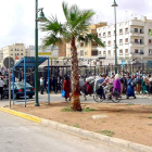 Imagen de la frontera de Marruecos con España en Melilla. F. G. GUERRERO