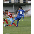 El Lugo se impuso en Foz con un gol de Cristian Herrera en el último minuto. PABLO DURÁN
