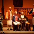 Imagen de la zarzuela «La canción del olvido», escenificada ayer