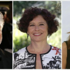 Pedro Almodóvar, Icíar Bollaín y Paula Ortiz.