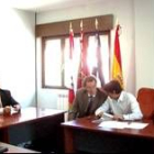Imagen de una de las reuniones mantenidas entre representantes del Ayuntamiento y de Iberdrola