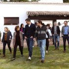 El Gabinete de Sánchez en una finca de Toledo. FERNANDO ALVARADO