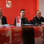 José Luis Lamas, Eduardo Álvarez Aller, Manuel Fresno, y Trinidad Sánchez, presentaron ayer el progr