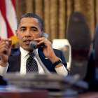 El presidente de Estados Unidos, Barack Obama, en el despacho Oval de la Casa Blanca.