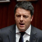 Renzi habla en la Cámara de Diputados en Roma, el 9 de noviembre.