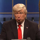 Alec Baldwin en una de sus imitaciones de Donald Trump (SNL).