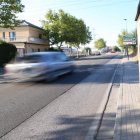 El choque por alcance entre los dos coches fue en la avenida de Asturias, en Ponferrada. ANA F. BARREDO