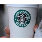 Uno de los vasos de café ideados para la falsa tienda de Starbucks.