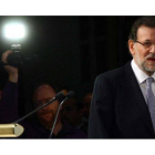Rajoy, durante la reunión del Instituto de la Empresa Familiar celebrada en Madrid.