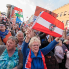 Seguidores del FPO, el partido ultraderechista austríaco.