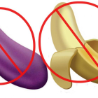 Los emojis de whatsapp que suelen utilizarse para representar los genitales masculinos.