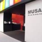 Imagen del stand del Musac en Basilea, de cien metros cuadrados