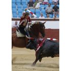 Hermoso de Mendoza se lució con el cuarto. F. OTERO PERANDONES