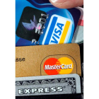 Varios tipos de tarjeta de crédito.