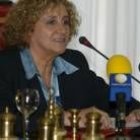 La escritora fue pregonera de la Feria del Libro de León del 2003