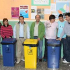 Un momento de la presentación de la recogida de residuos en Santa Lucía de Gordón.