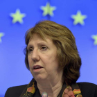 La jefa de la diplomacia de la UE, Catherine Ashton, se pronunció sobre el referéndum.