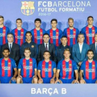 El equipo del FC Barcelona B. DL