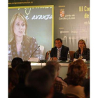 Luis Barbado e Isabel Alonso, ayer en la inauguración.
