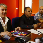 Javier Gómez-Montero, Juan José A. Perandones y Alberto Escudero.