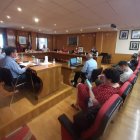 Bembibre celebró ayer el primer Pleno tras el confinamiento. CEBRONES