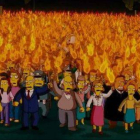 Imagen del vídeo de agradecimiento de 'Los Simpson'.