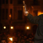 La procesión de Genarín congrega cada año en el Húmedo a más de 10.000 personas.