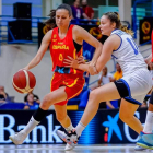 Ángela Salvadores debutó con la selección absoluta frente a Italia. RFEB