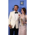 Los actores Ryan Gosling y Emma Stone. MIKE NELSON