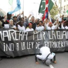 Imagen de octubre de la «marcha por la igualdad» contra la nueva Ley de Extranjería.