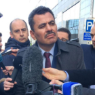 El alcalde de Alepo durante su visita a las instituciones comunitarias.