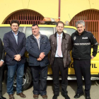 Visita del director de Protección Civil a Villaquilambre.