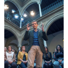 Pablo Casado, durante su intervención en Úbeda. JOSE MANUEL PEDROSA